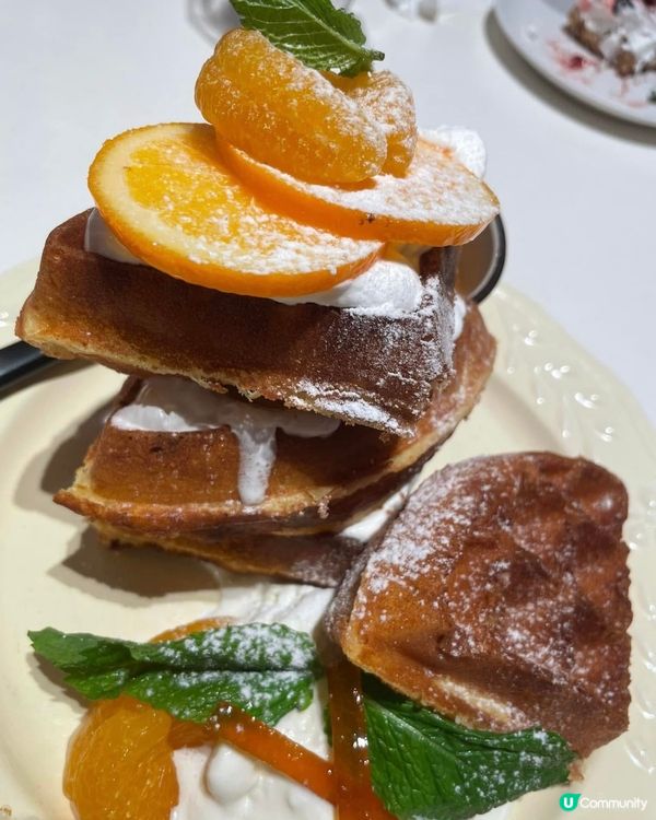 格仔窩夫🤤外脆內軟！