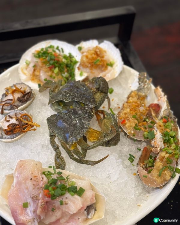 3百幾食蒸海鮮 任打邊爐🍲