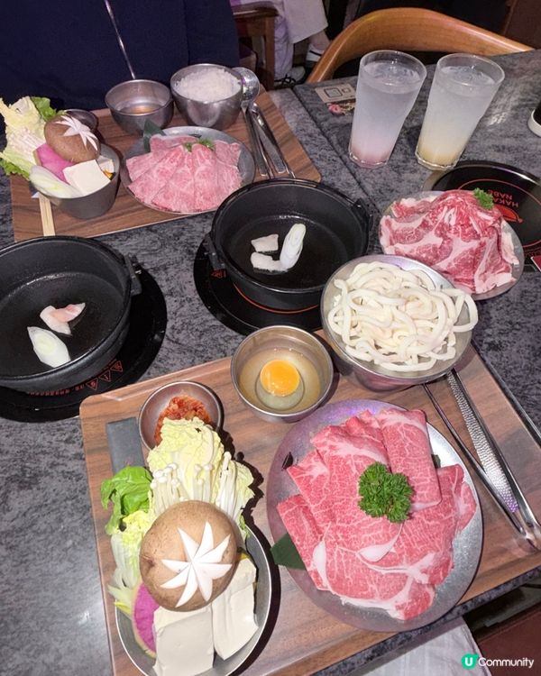 銅鑼灣壽喜燒🤤和牛必食！