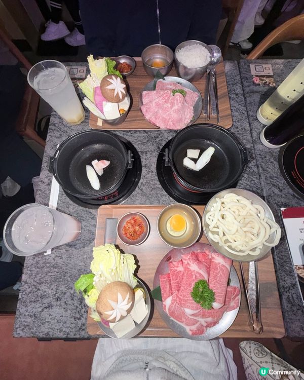 銅鑼灣壽喜燒🤤和牛必食！