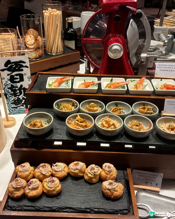 Cordis酒店自助餐🤤 最鍾意刺身帶子