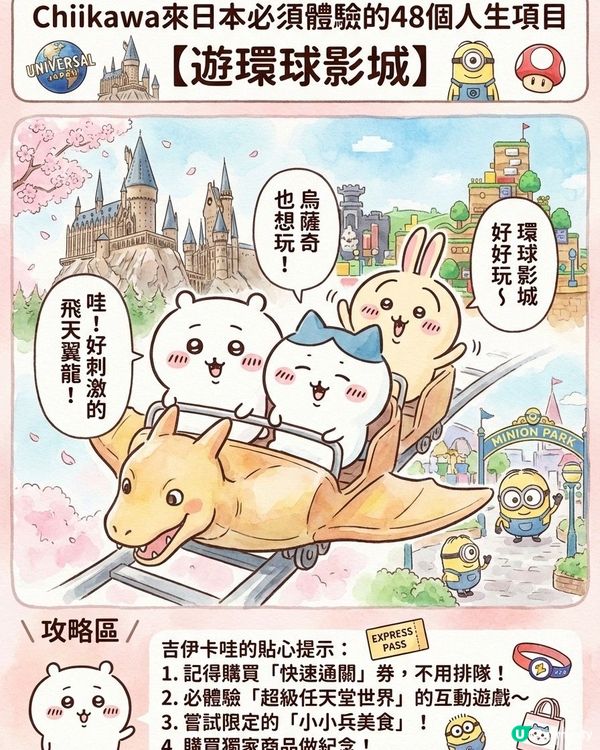 AI生成！ Chiikawa 來日本體驗的48個人生項目上集 (附 AI 指示 + 教學) 📝✨