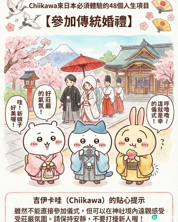 AI生成！ Chiikawa 來日本體驗的48個人生項目下集 (附 AI 指示 + 教學) 📝✨