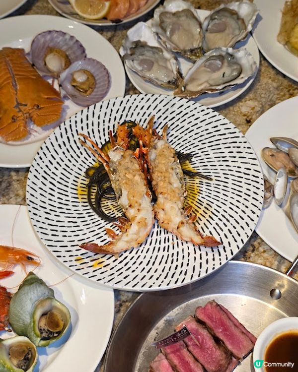 《環迴深圳》X 團年飯系列 X 人均不到￥350 X 生蠔龍蝦宴 @ Cafe Chinois ( 車公廟站金茂JW萬豪酒店 )