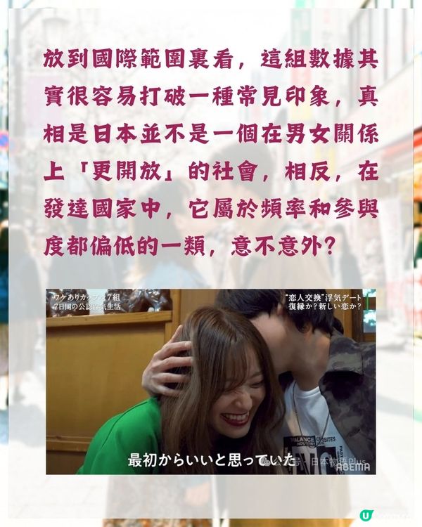 日本安全套公司最新調查結果出爐❗東京出軌率不入三甲😮「1縣市」近1/4人偷食奪冠🏆