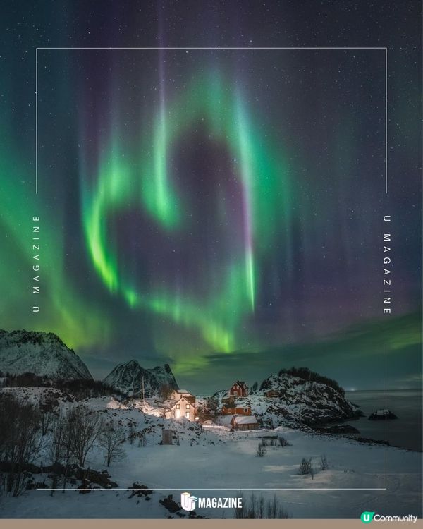 北極圈驚現浪漫「心形極光」｜ 不是AI！獲網民封為「情人節前最美極光！」