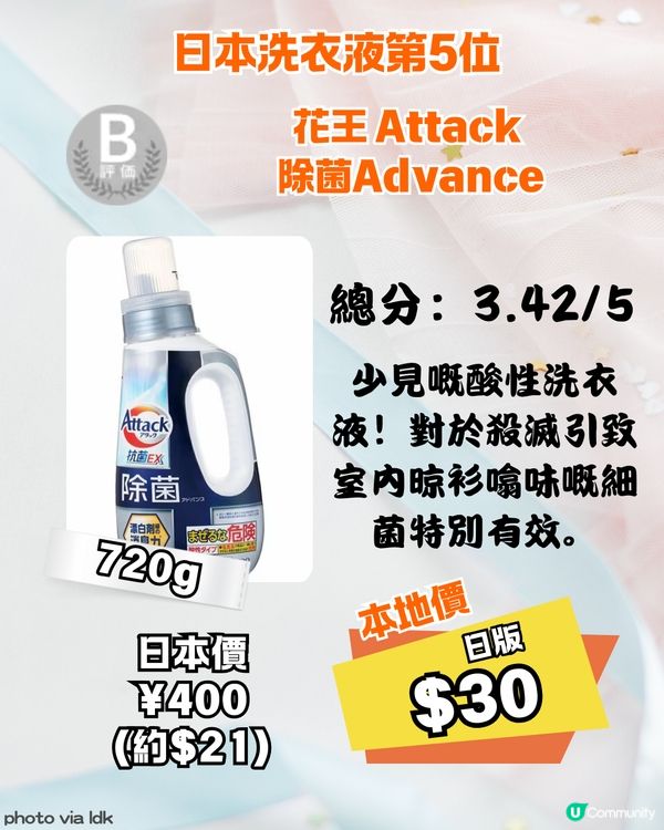 2026 8大日本洗衣液排行榜🏆 香港$2X起入手🤩