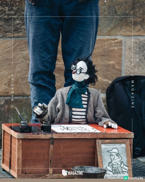 阿姆斯特丹街頭驚現木偶畫家｜眼神動作極細膩、連思考停頓都超似真人                                    