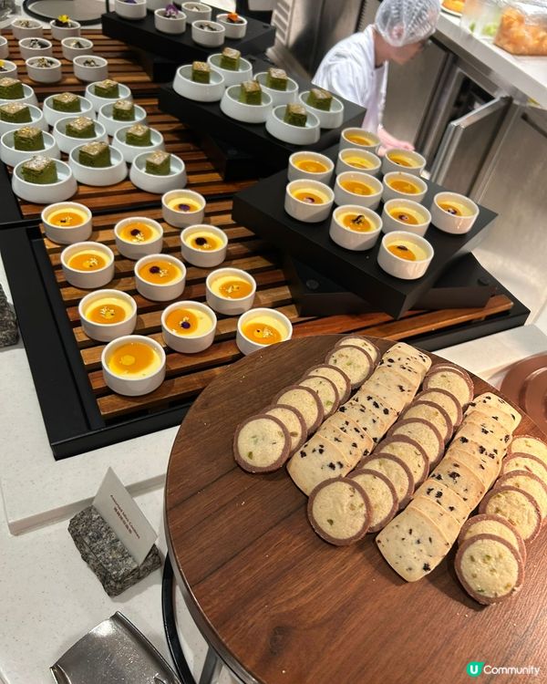 灣仔合和酒店lobby食半自助餐甜品😎