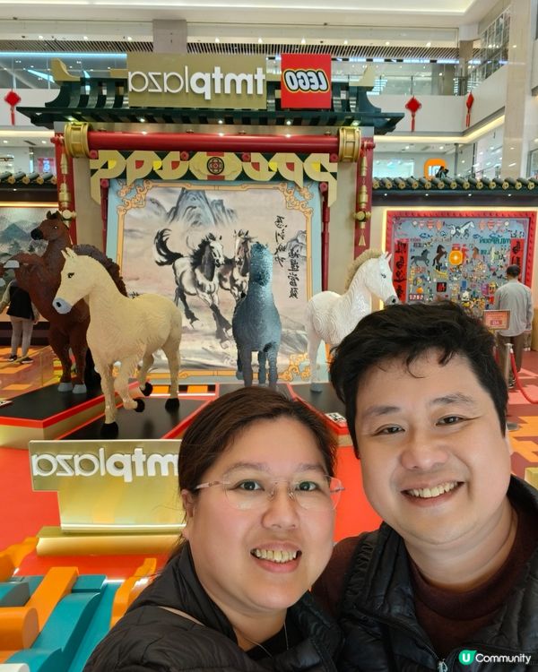 屯市LEGO「新春駿藝樂園」提早感受新氣氛！