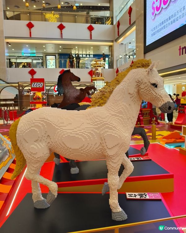 屯市LEGO「新春駿藝樂園」提早感受新氣氛！