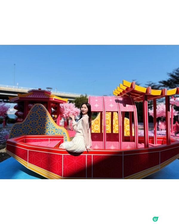 🌸 北角花園似仙境，甜蜜賞櫻賞燈籠 🤩