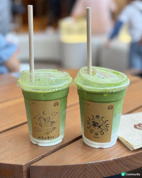 Chagee 抹茶🍵都幾好飲嘅,抹茶味好濃,但係就偏甜囉!建...