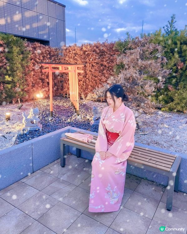 大阪和服夢圓 👘🌸遇上了下雪的大阪