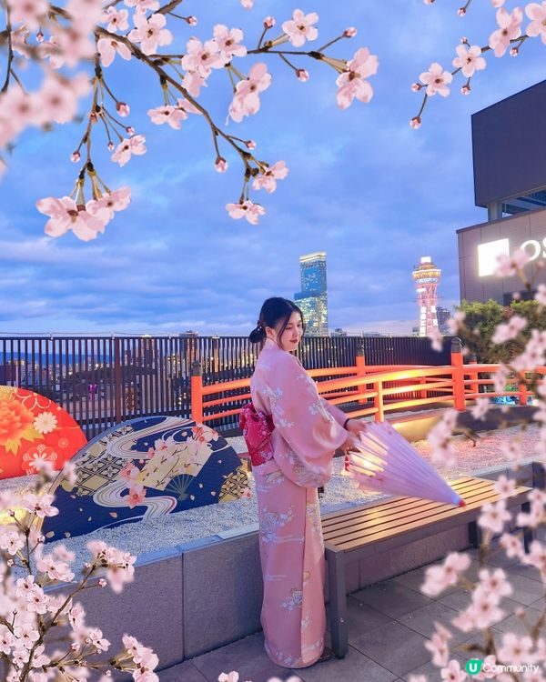 大阪和服夢圓 👘🌸遇上了下雪的大阪