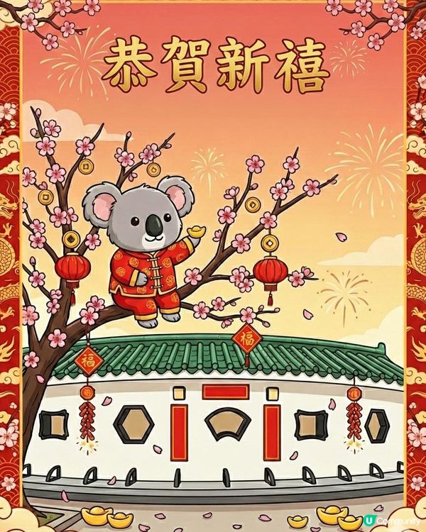 新年快樂，馬年進步！