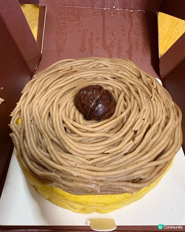 估唔到又幾好味「Kumo栗子蛋糕🍰」