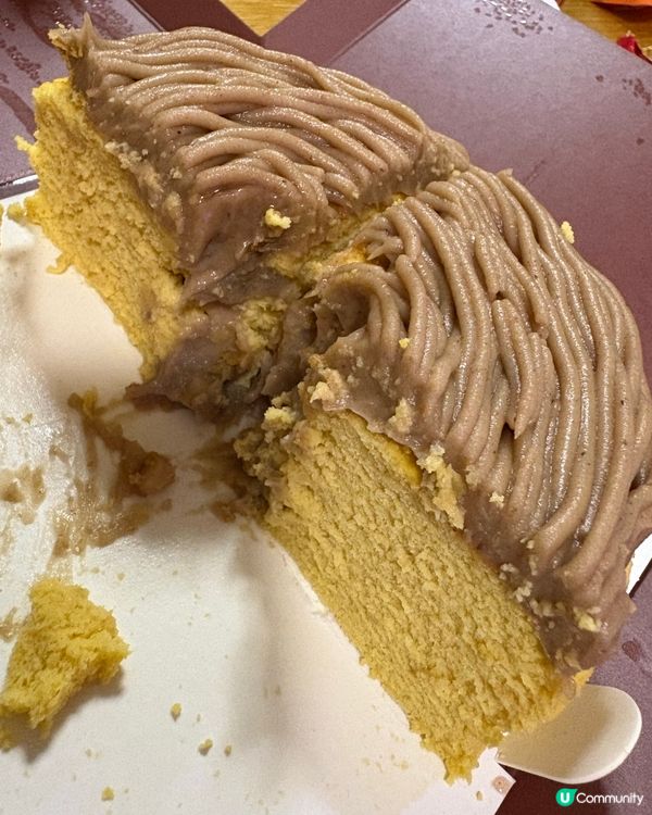 估唔到又幾好味「Kumo栗子蛋糕🍰」