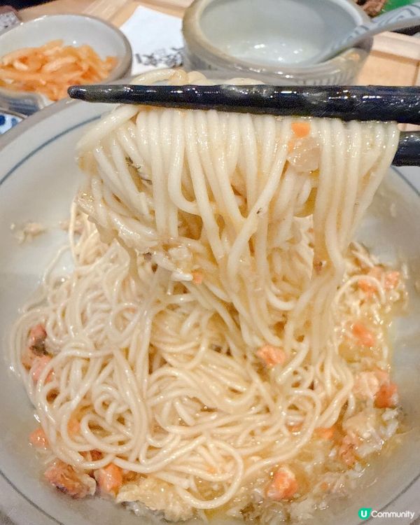 必叫蟹黄金撈麵+ 爆膏花雕醉蟹