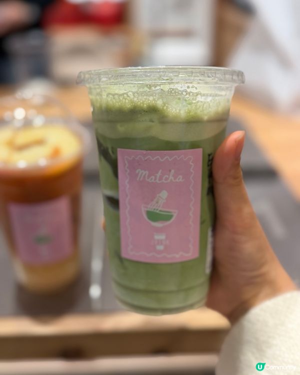 茶香交融😋 |  Matcha Latte 🍵 🍓