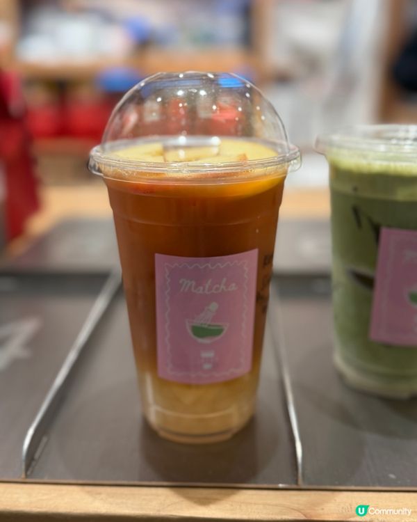 茶香交融😋 |  Matcha Latte 🍵 🍓