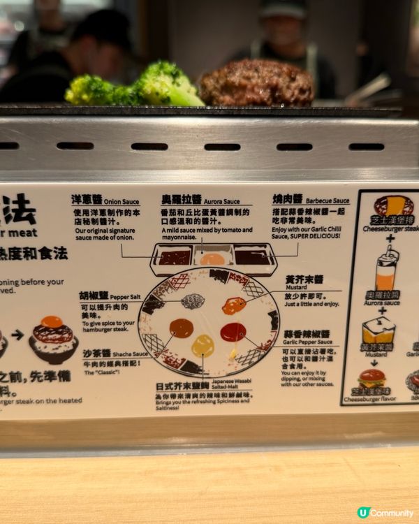 肉肉大米🍚白飯，菜🥗任添🤗，新鮮漢堡扒不停放放送😍