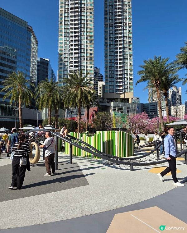 🌸 粉紅奧海城🏃‍♂️ 玩轉五環遊樂園⭕️新公園