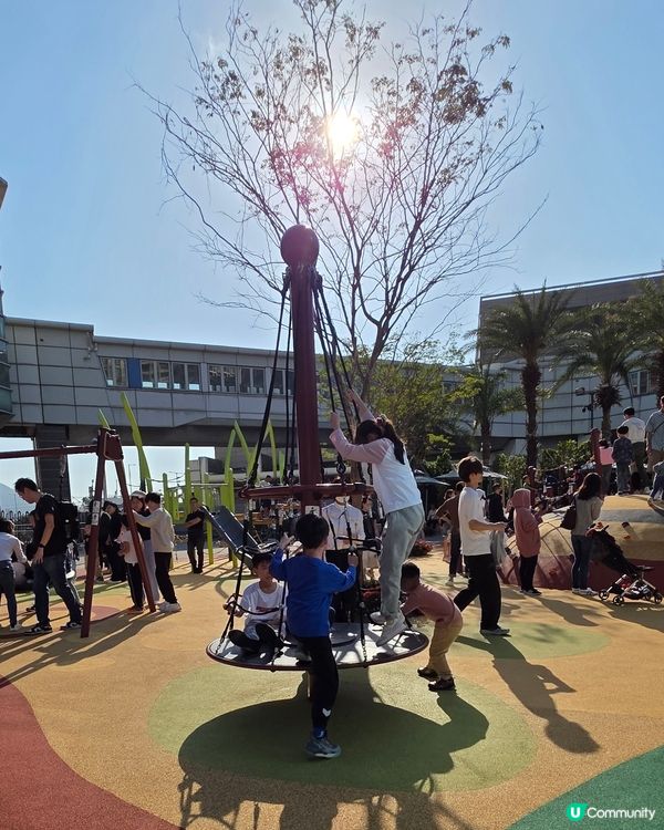 🌸 粉紅奧海城🏃‍♂️ 玩轉五環遊樂園⭕️新公園