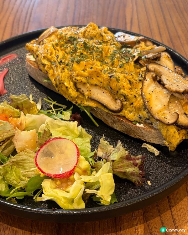 主食甜品都出色的Cafe🍽️有黑芝麻甜品!!