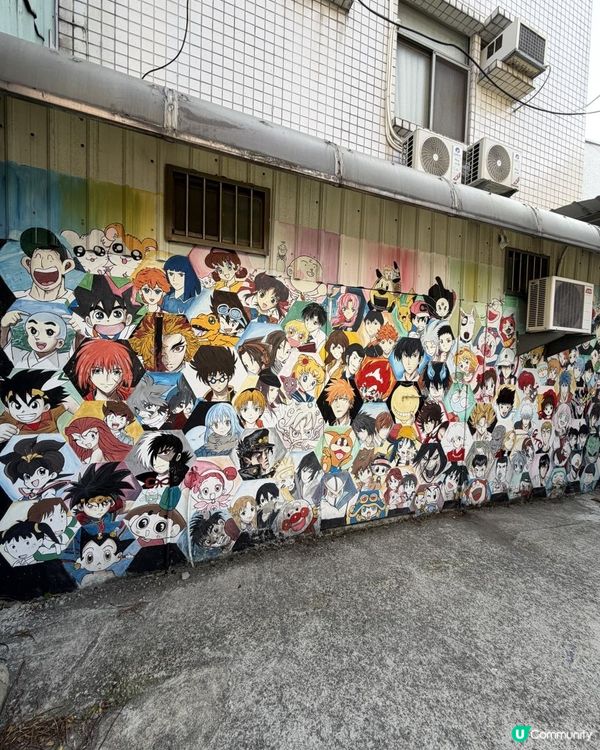 動漫迷天堂！台中彩繪巷🎮✨