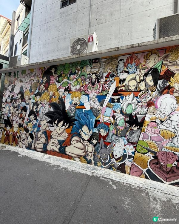 動漫迷天堂！台中彩繪巷🎮✨