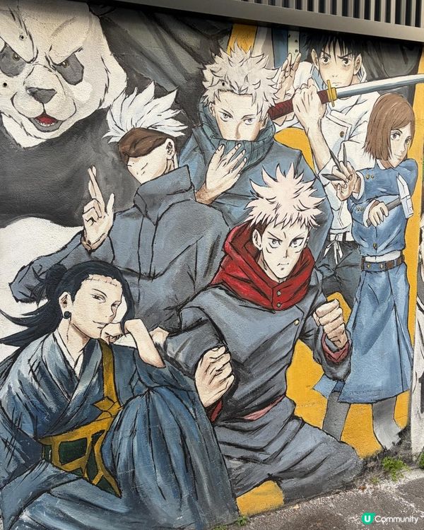 動漫迷天堂！台中彩繪巷🎮✨