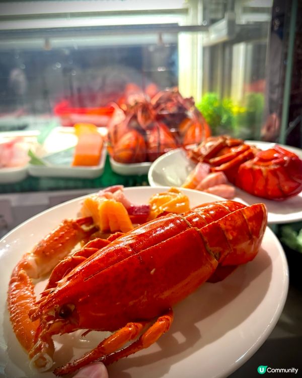 🌟海鮮盛宴！任食龍蝦長腳蟹🦀三文魚心太軟