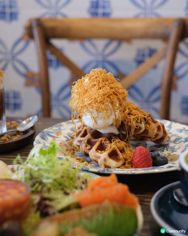 元朗藍白磚歐陸風 café,令人無法抗拒的甜品!