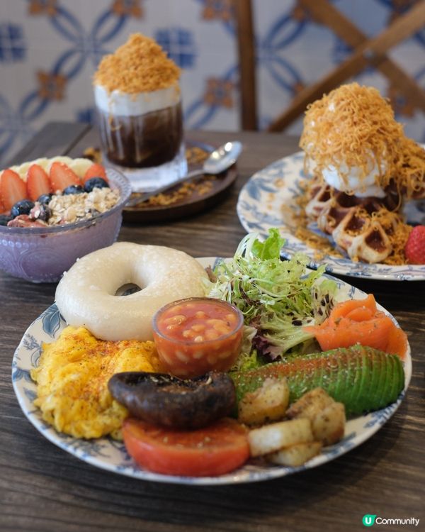 元朗藍白磚歐陸風 café,令人無法抗拒的甜品!