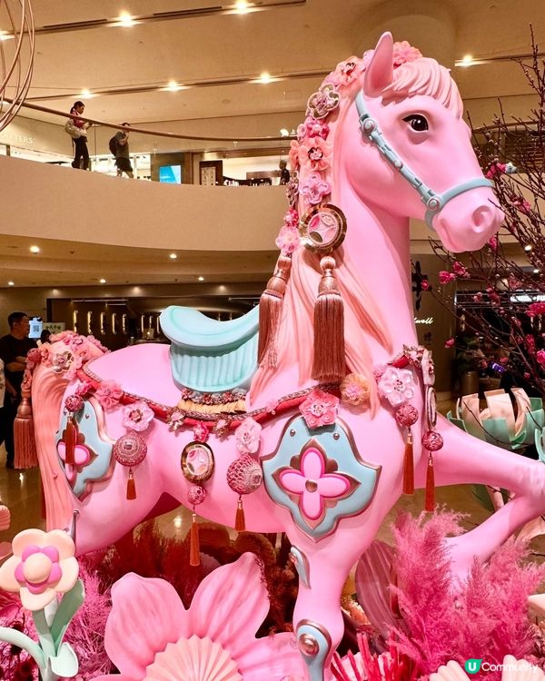 超濃年味🧧太古廣場🇭🇰馬年裝置🐴 美到失語🤩
