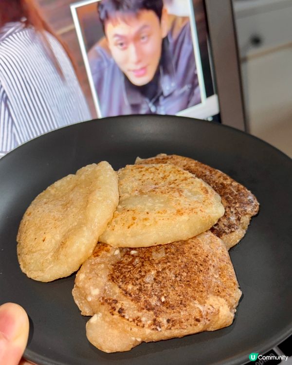 估唔到3材料就整到年糕～🤤🥢