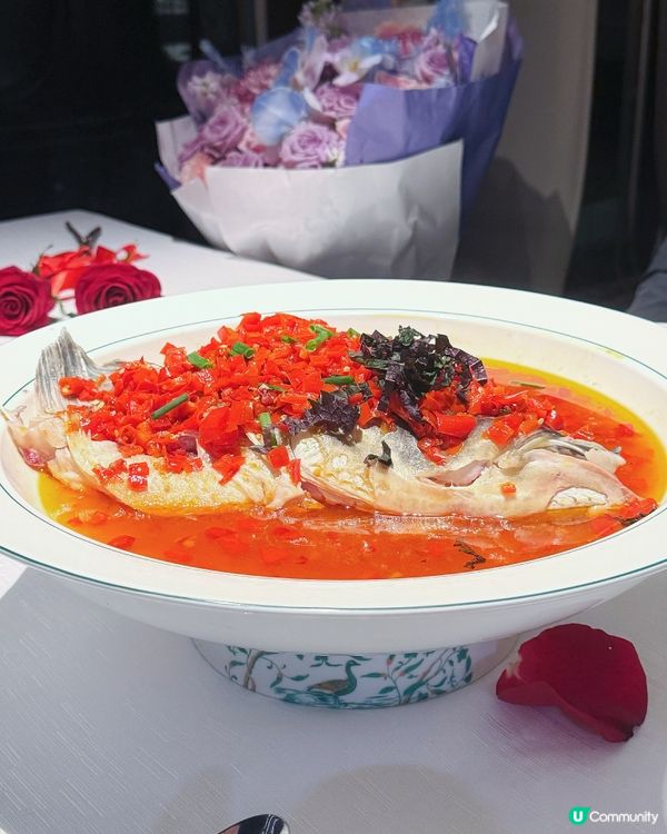 🐟 米芝蓮認證高級湘菜 五種辣椒剁椒魚頭 🌶️