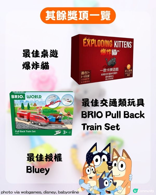 2026 玩具界奧斯卡名單揭曉！🏆 即睇 16 大獲獎玩具🧸