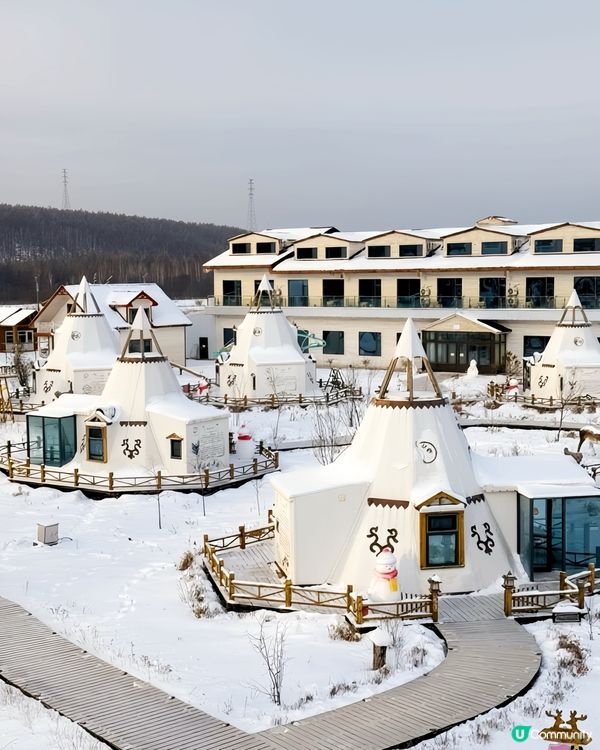 ❄️雪地撮羅子營地⛺️