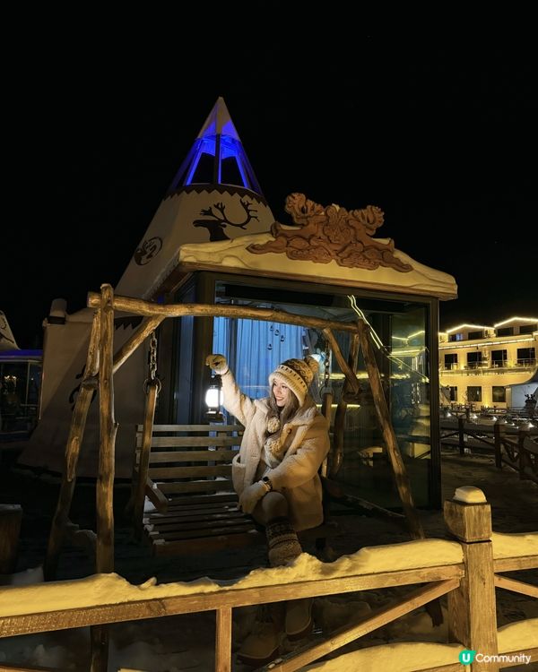 ❄️雪地撮羅子營地⛺️