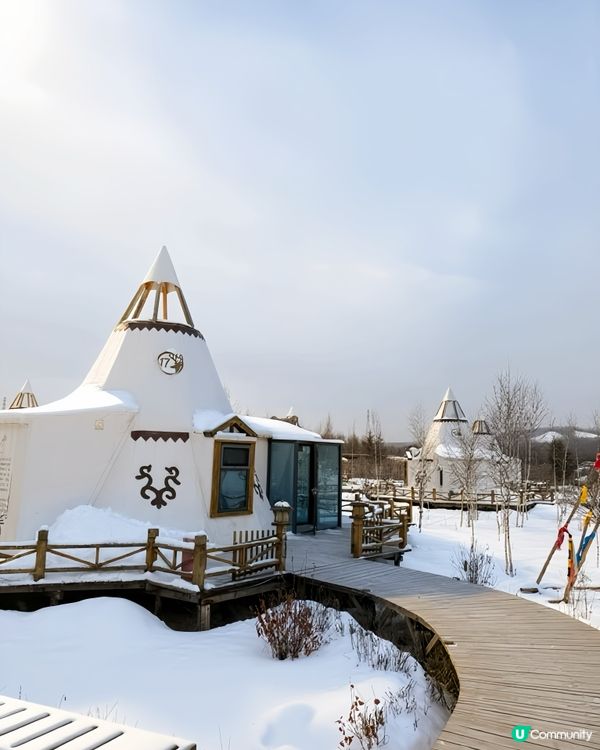 ❄️雪地撮羅子營地⛺️