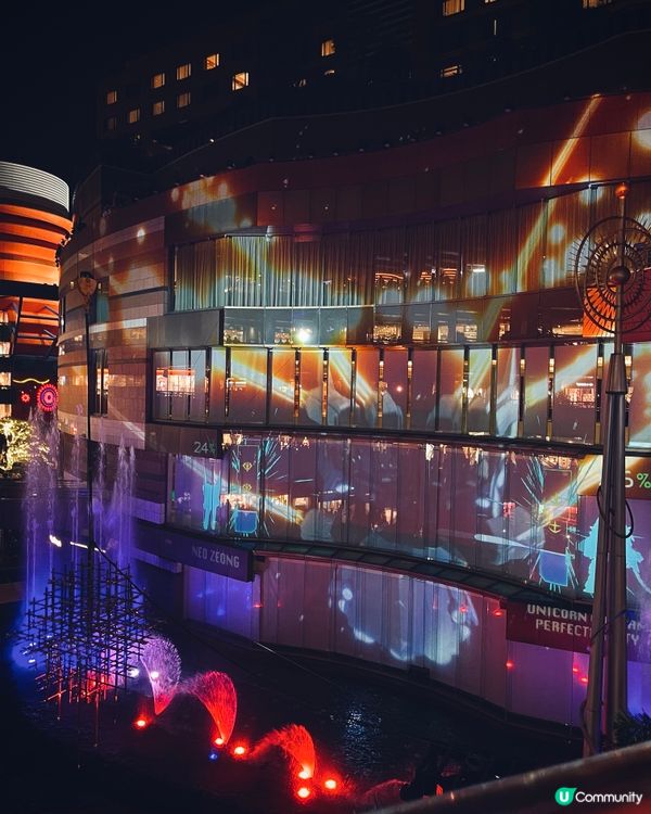 博多運河城⛲️高達主題全景水舞表演🤖