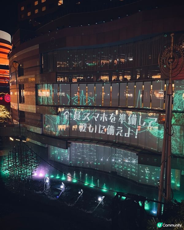 博多運河城⛲️高達主題全景水舞表演🤖