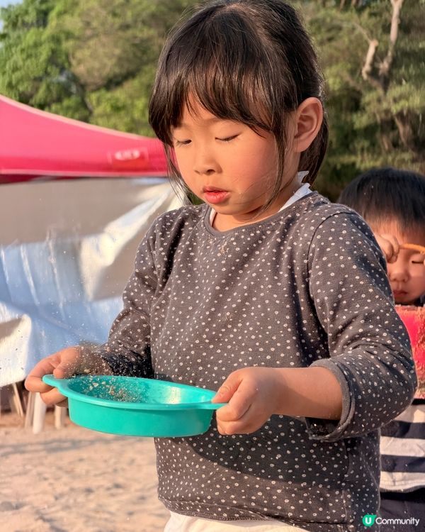 馬鞍山渡頭灣村·烏溪沙沙灘🏖️BBQ+玩沙