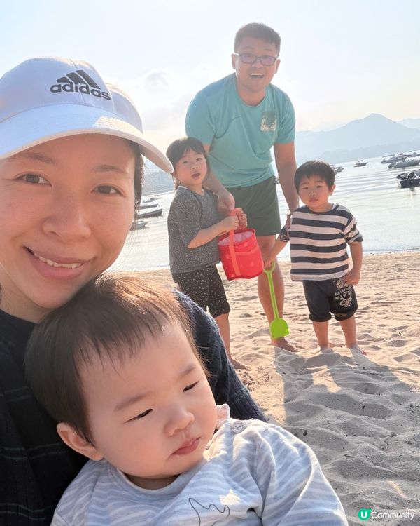 馬鞍山渡頭灣村·烏溪沙沙灘🏖️BBQ+玩沙