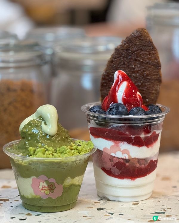 天后發現超好味乳酪雪糕🍫開心果口味有驚喜💚