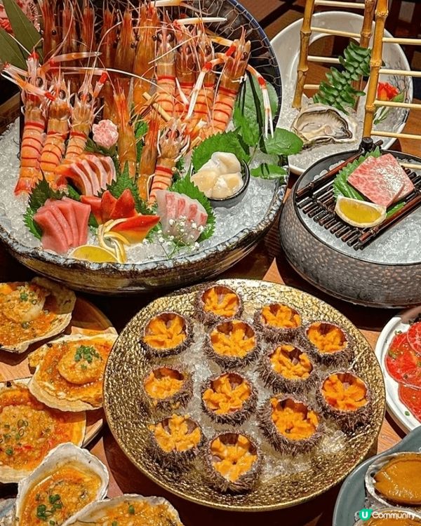 日式放題刺身海鮮任食🤤🥢