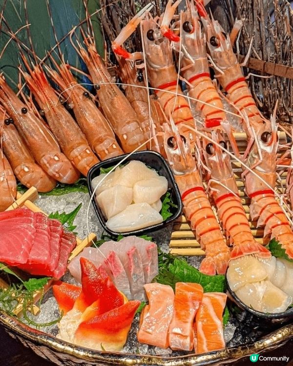 日式放題刺身海鮮任食🤤🥢