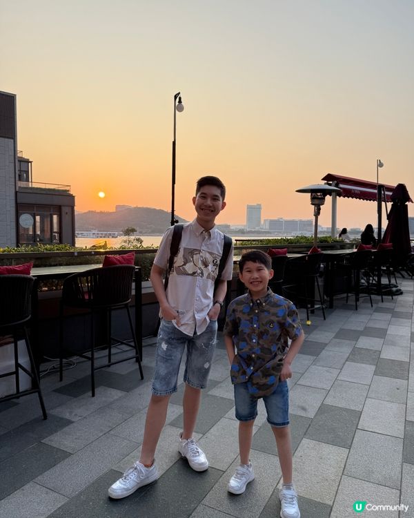 灣景薈日落🏞️🏖️ 療癒時間 ✈️🌅